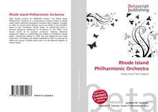 Bookcover of Rhode Island Philharmonic Orchestra