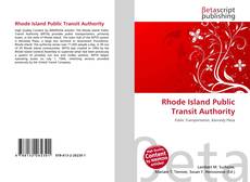 Bookcover of Rhode Island Public Transit Authority