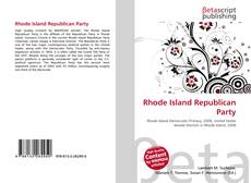 Bookcover of Rhode Island Republican Party
