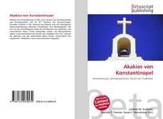 Copertina di Akakios von Konstantinopel