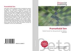 Bookcover of Pramathalal Sen