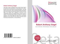 Buchcover von Robert Anthony Siegel