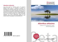 Ailanthus altissima的封面