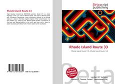 Bookcover of Rhode Island Route 33