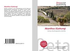 Bookcover of Akanthus (Gattung)