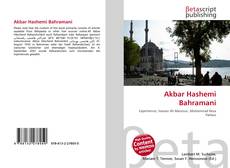 Akbar Hashemi Bahramani kitap kapağı