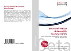 Bookcover of Society of Indian Automobile Manufacturers