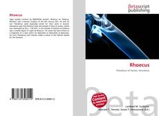 Bookcover of Rhoecus