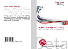 Buchcover von Robert Brown (Musician)