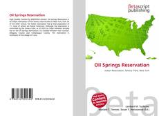 Bookcover of Oil Springs Reservation