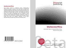Portada del libro de Wolterstorffina
