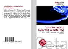 Portada del libro de Rhondda East (UK Parliament Constituency)