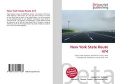 New York State Route 474 kitap kapağı