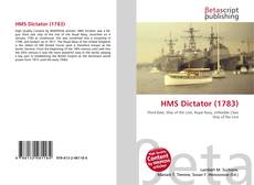 Bookcover of HMS Dictator (1783)