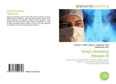 Grey's Anatomy (Season 6) kitap kapağı