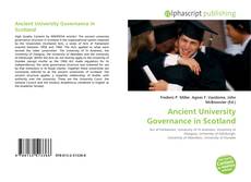 Обложка Ancient University Governance in Scotland