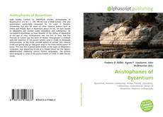 Aristophanes of Byzantium kitap kapağı
