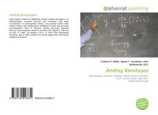 Bookcover of Andrey Korotayev
