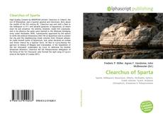Обложка Clearchus of Sparta