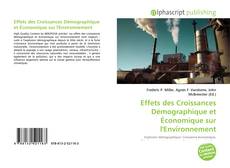 Обложка Effets des Croissances Démographique et Économique sur l'Environnement