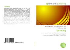 Обложка One Ring
