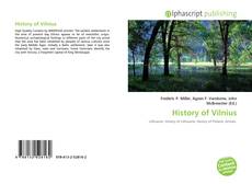 Couverture de History of Vilnius