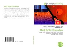 Black Butler Characters kitap kapağı