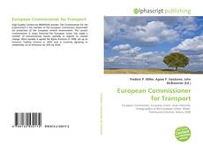 Bookcover of European Commissioner for Transport
