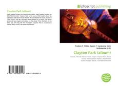 Portada del libro de Clayton Park (album)