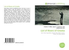 List of Rivers of Croatia kitap kapağı