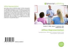 Bookcover of Affine Representation