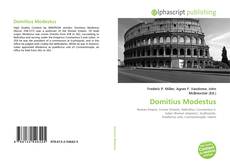 Capa do livro de Domitius Modestus 