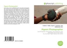 Pigeon Photographer kitap kapağı