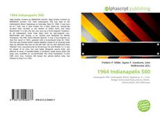 Capa do livro de 1964 Indianapolis 500 