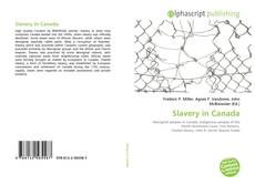 Slavery in Canada kitap kapağı