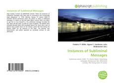 Instances of Subliminal Messages kitap kapağı