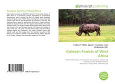 Copertina di Guinean Forests of West Africa