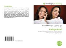 Copertina di College Bowl