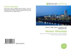 Decatur, Mississippi kitap kapağı