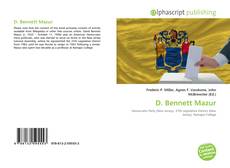 Capa do livro de D. Bennett Mazur 