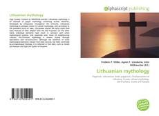 Portada del libro de Lithuanian mythology