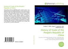 Portada del libro de History of Trade of the People's Republic of China