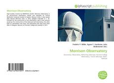 Capa do livro de Morrison Observatory 