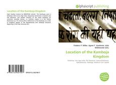Capa do livro de Location of the Kamboja Kingdom 