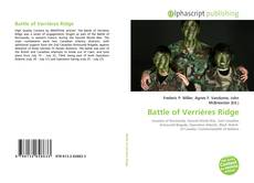 Bookcover of Battle of Verrières Ridge