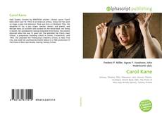 Portada del libro de Carol Kane