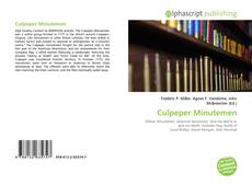Portada del libro de Culpeper Minutemen