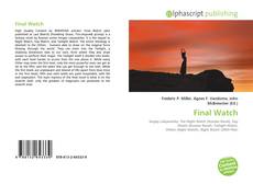 Buchcover von Final Watch