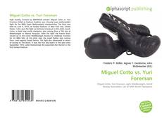 Capa do livro de Miguel Cotto vs. Yuri Foreman 