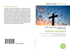 Borítókép a  Holiness movement - hoz